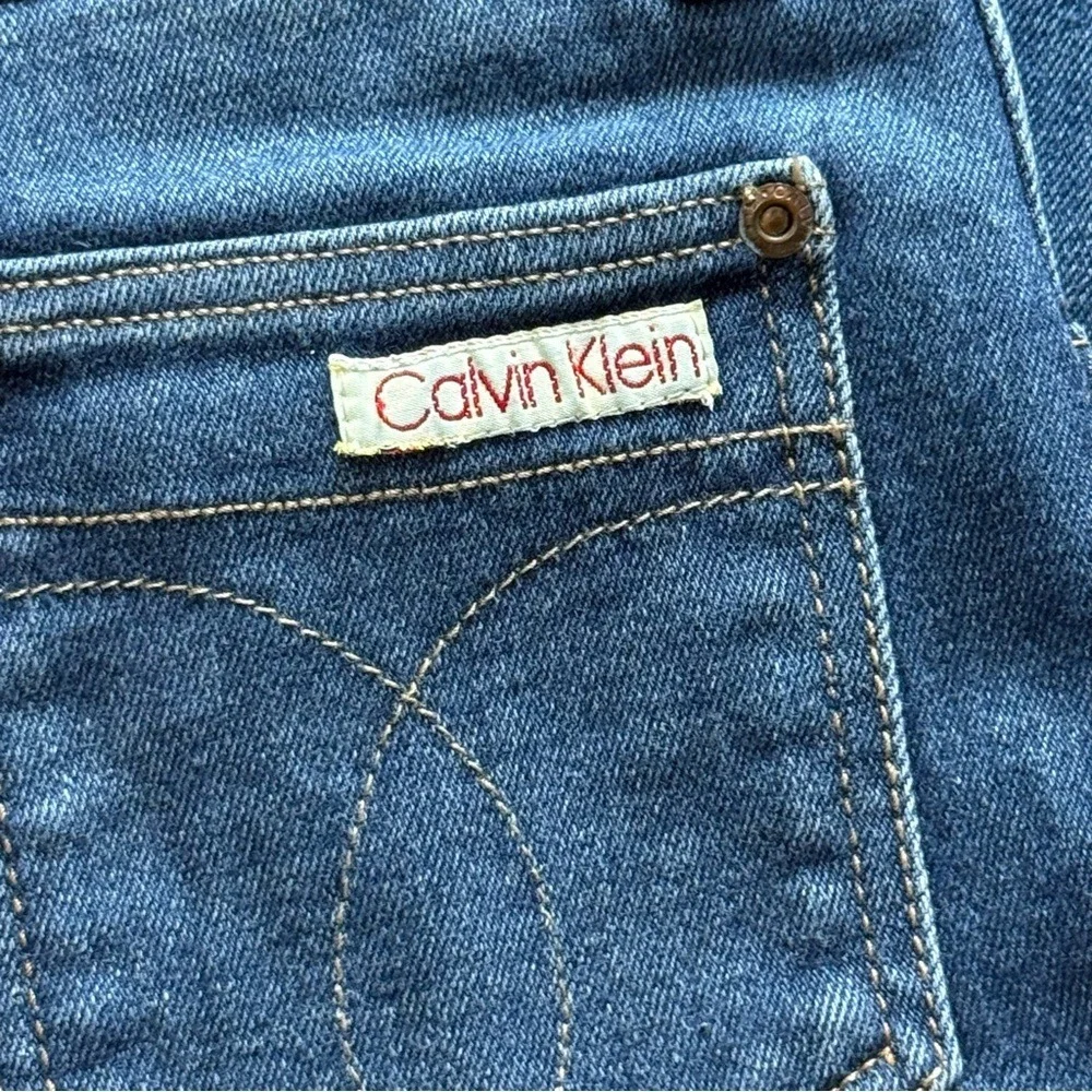👖🛼 CALVIN KLEIN Vintage 70s‎ High-Rise Straight Leg Jeans | Made in USA Sz 26